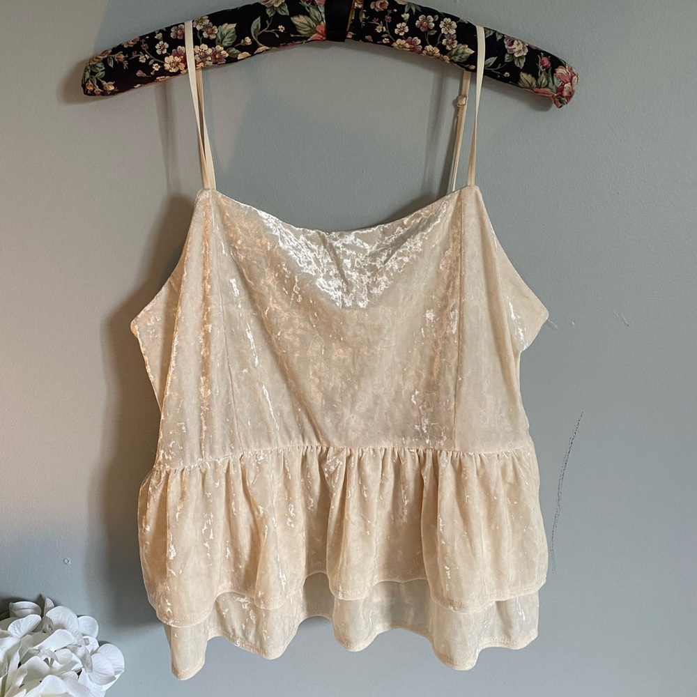 American Eagle Velvet Tank Top